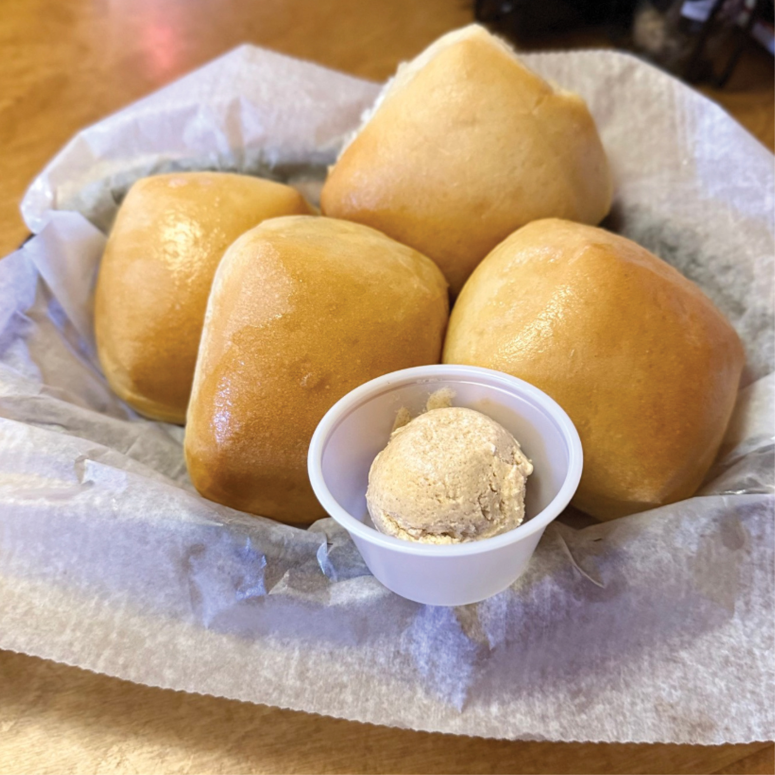 Image of Texas Roadhouse fresh baked bread